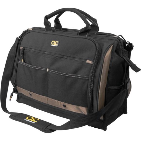 Custom Leathercraft1539 Multi-Compartment 50 Pocket Tool Bag - Picture 1 of 5